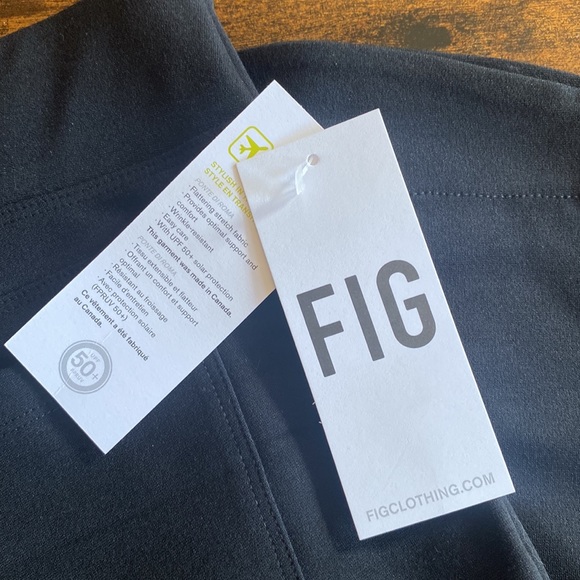 NWT Mid-Rise Stretchy Active Pants - Black - Fig Bod - Women's Medium - Picture 6 of 11